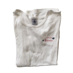 T-shirt Petit Bateau blanc 12 ans