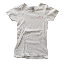 T-shirt Petit Bateau blanc 12 ans