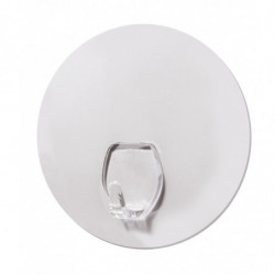 Round adhesive hooks | Clear adhesive hooks