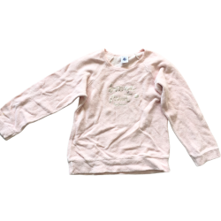 Sweat Petit Bateau rose fille 6 ans