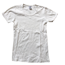 T-shirt Petit Bateau blanc manches courtes 12 ans