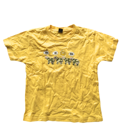 T-shirt jaune imprimé garçon – 10/12 ans