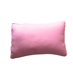 Coussin rose matelassé