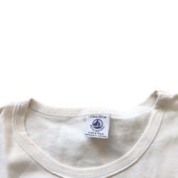 T-shirt Petit Bateau blanc garçon 12 ans