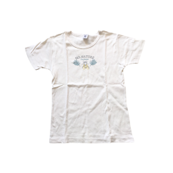 T-shirt Petit Bateau blanc garçon 12 ans