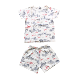 Ensemble Petit Bateau été Paris garçon 8 ans