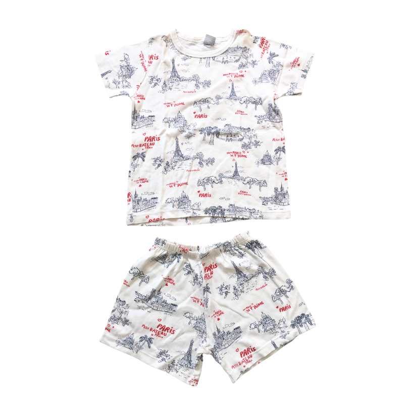 Ensemble Petit Bateau été Paris garçon 8 ans
