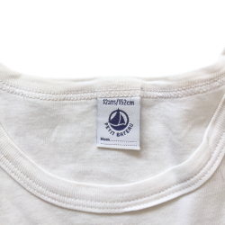 T-shirt Petit Bateau enfant blanc 12 ans