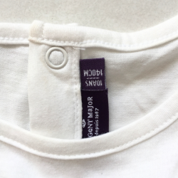 T-shirt blanc fleuri Sergent Major – 10 ans (140 cm)