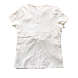 T-shirt blanc fleuri Sergent Major – 10 ans (140 cm)