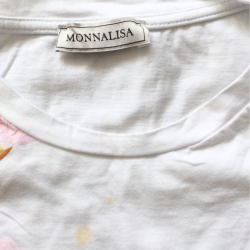 T-shirt asymétrique fleuri Monnalisa – 10 ans
