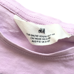 T-shirt rose Minnie H&M – 134/140 cm (8/10 ans)