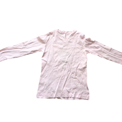 T-shirt manches longues rose chien Monnalisa – 10 ans