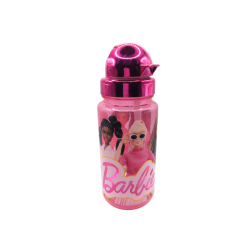 Gourde Barbie rose avec paille