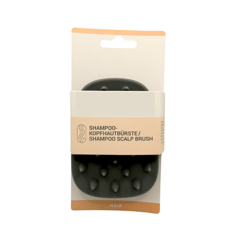 Brosse massage cuir chevelu shampooing