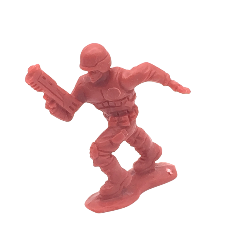 Figurine soldat plastique rouge