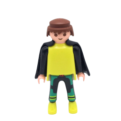 Figurine Playmobil personnage avec cape