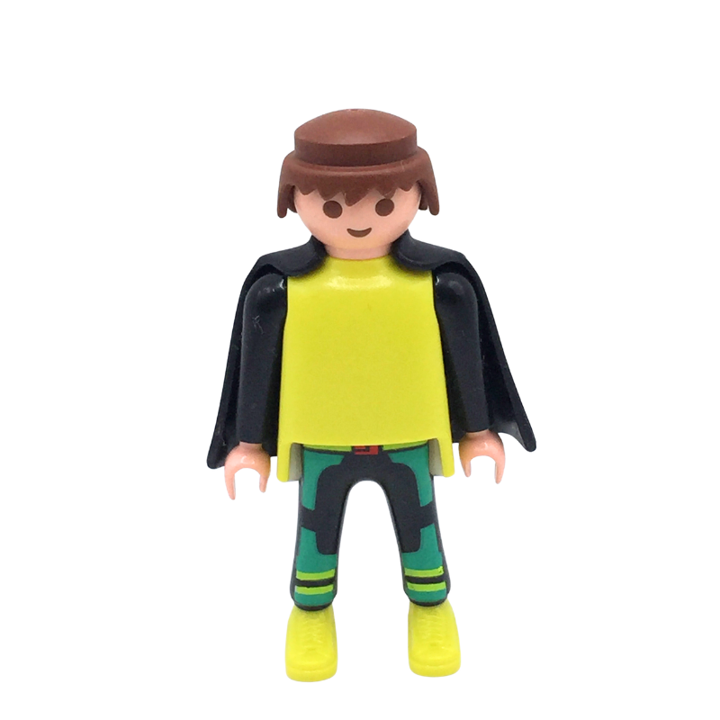 Figurine Playmobil personnage avec cape