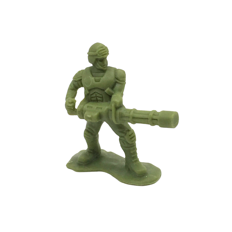 Figurine soldat plastique vert – jouet enfant