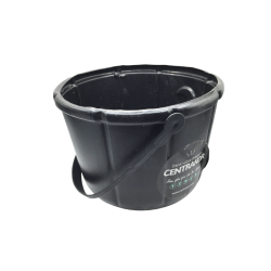 Seau plastique Halloween visage citrouille – noir