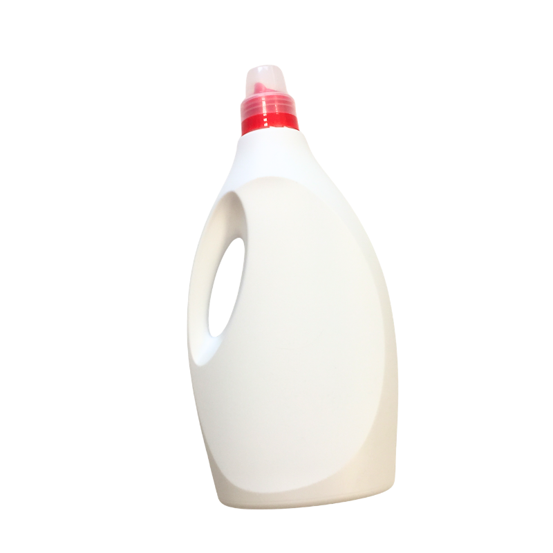 Bidon doseur avec poignée intégrée et bouchon sécurisé