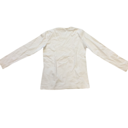 T-shirt manches longues enfant Monnalisa blanc imprimé fantaisie 10 ans