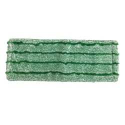 Frange microfibre verte pour balai de nettoyage