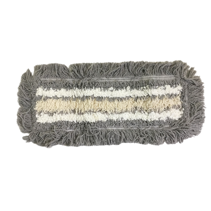 Frange de lavage microfibre grise haute absorption pour balai