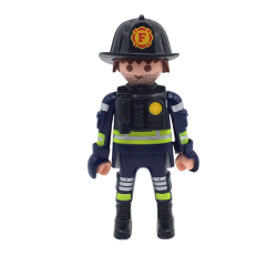 Figurine pompier avec casque Playmobil