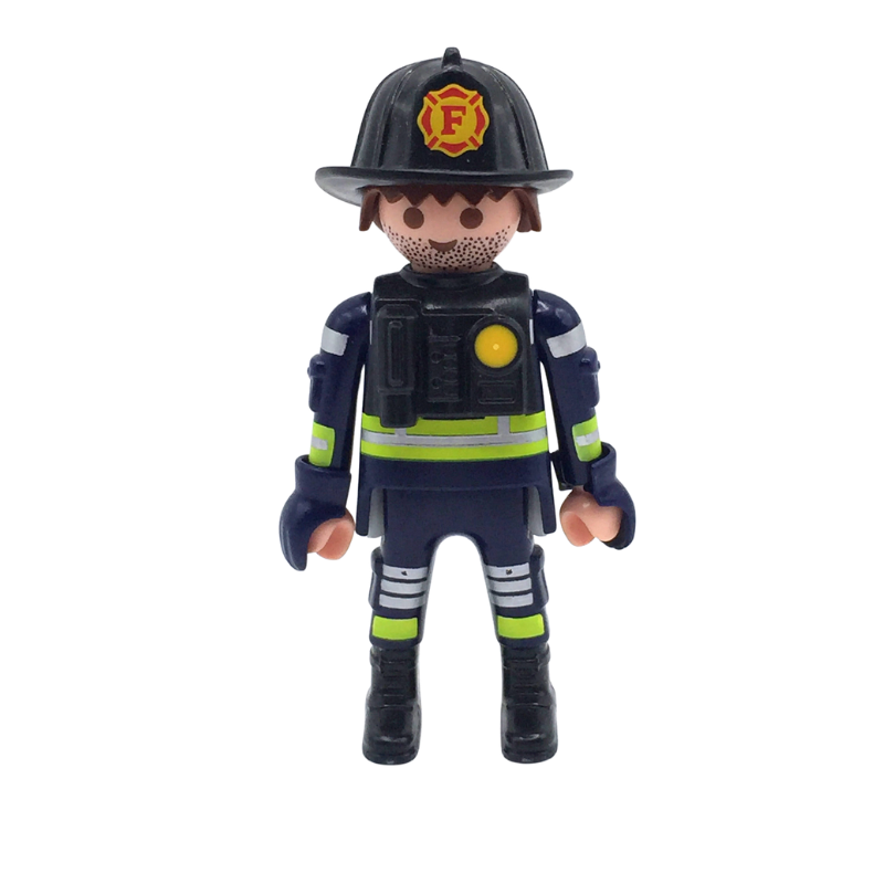 Figurine pompier avec casque Playmobil