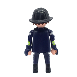 Figurine pompier avec casque Playmobil