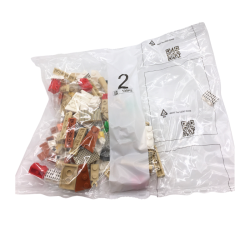 Lot de briques de construction assorties en vrac