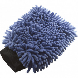 Double-sided microfibre mitt