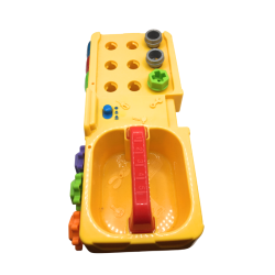 Boîte d’activités bébé multifonction avec formes et engrenages