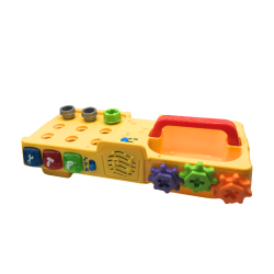 Boîte d’activités bébé multifonction avec formes et engrenages