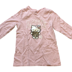 T-shirt manches longues enfant H&M rose Hello Kitty 9-10 ans