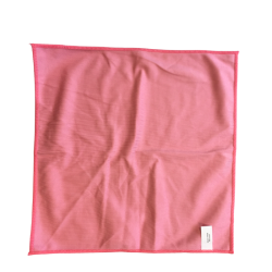 Chiffon microfibre rose multi-usage nettoyage