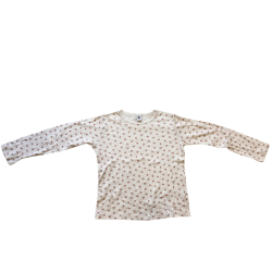 Ensemble pyjama enfant Petit Bateau blanc motifs animaux 10 ans