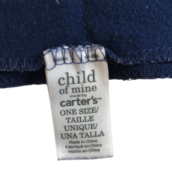 Serviette microfibre bleu marine multi-usage