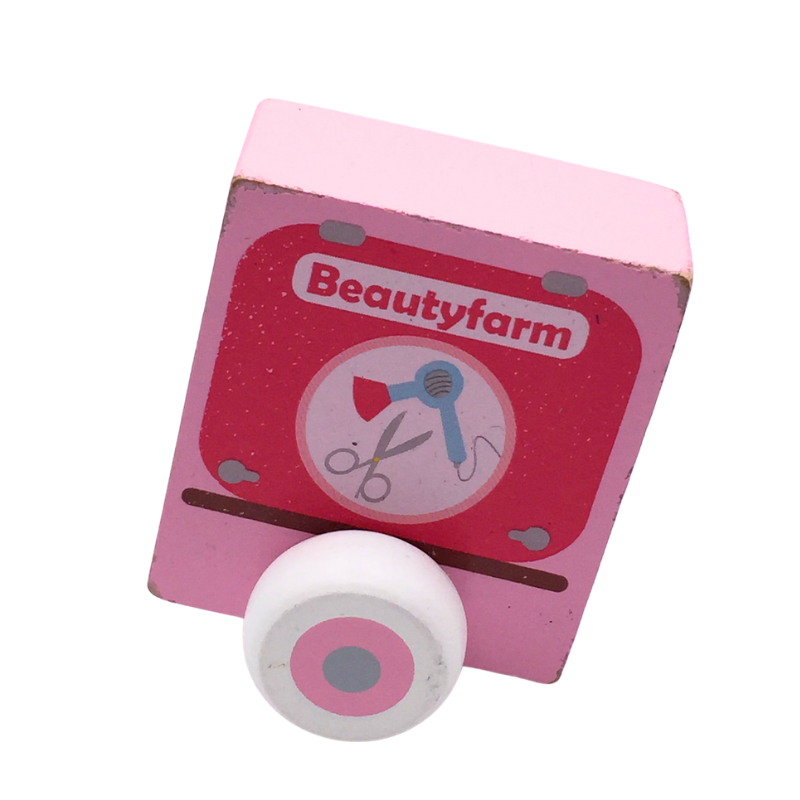 Accessoire jouet meuble beauté miniature en bois