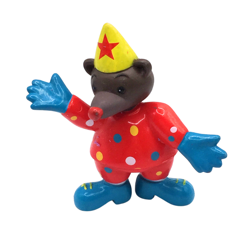 Figurine souris clown colorée jouet enfant