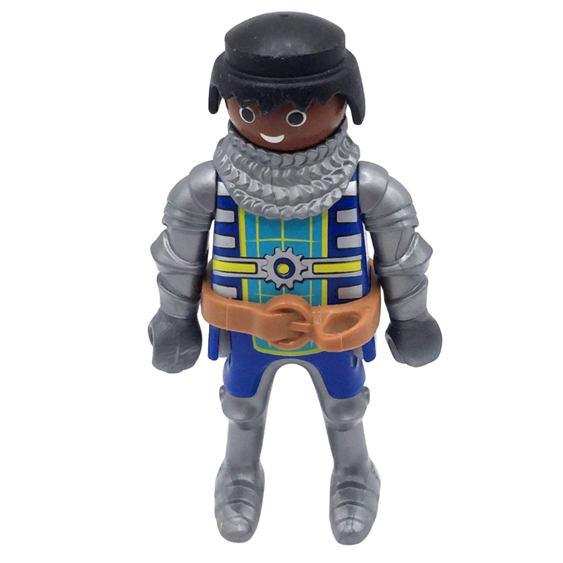 Figurine chevalier Playmobil armure médiévale