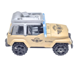 Véhicule tout-terrain miniature Jeep beige