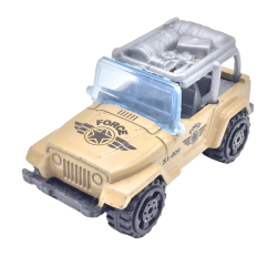 Véhicule tout-terrain miniature Jeep beige