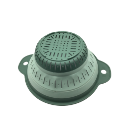 Passoire pliable en plastique avec poignées