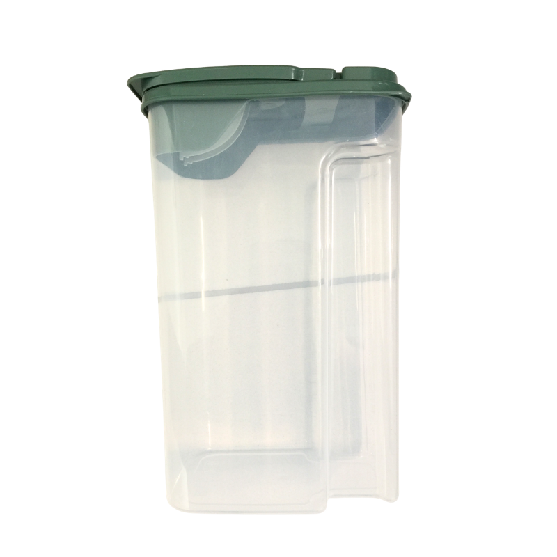 Boîte de conservation en plastique avec couvercle verseur