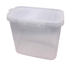 Boîte de conservation plastique avec couvercle doseur