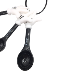 Lot de cuillères doseuses avec support