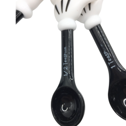 Lot de cuillères doseuses avec support