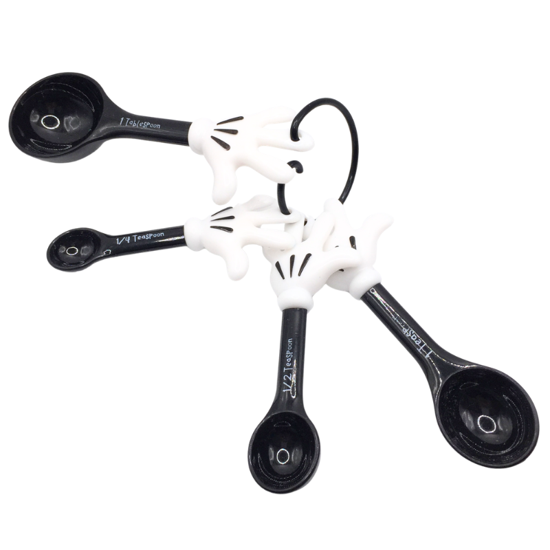 Lot de cuillères doseuses avec support